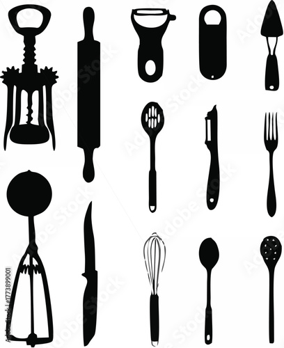 Black and whites images of ki...