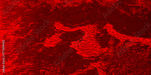 Scratch dark smoke red wall, dirty old concrete cemetery texture panoramic looking abstract fog background cloudiness mist smoke moves black swirling web banner use mockup