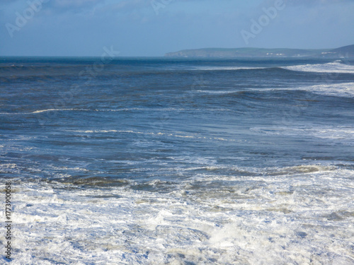 big waves on the sea