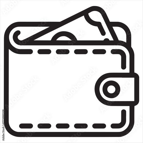 Collection of modern payment and finance icons in silhouette style