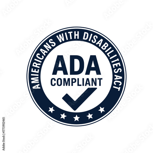 Americans with disabilities act compliant seal of approval