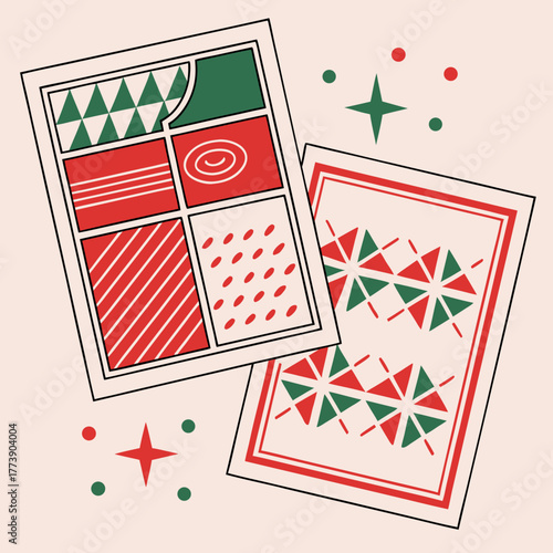 Poker and casino game elements with cards dice and chips festive design illustration