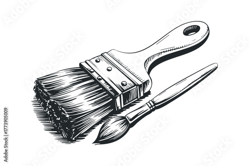 Paintbrush and detail brush collection