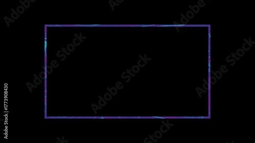 Abstract Animated Webcam Frame