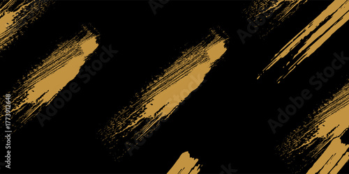 Abstract White and Gold Brush Texture Background with Halftone Effect. Brushstroke Illustration for Banners, Posters or Sports.