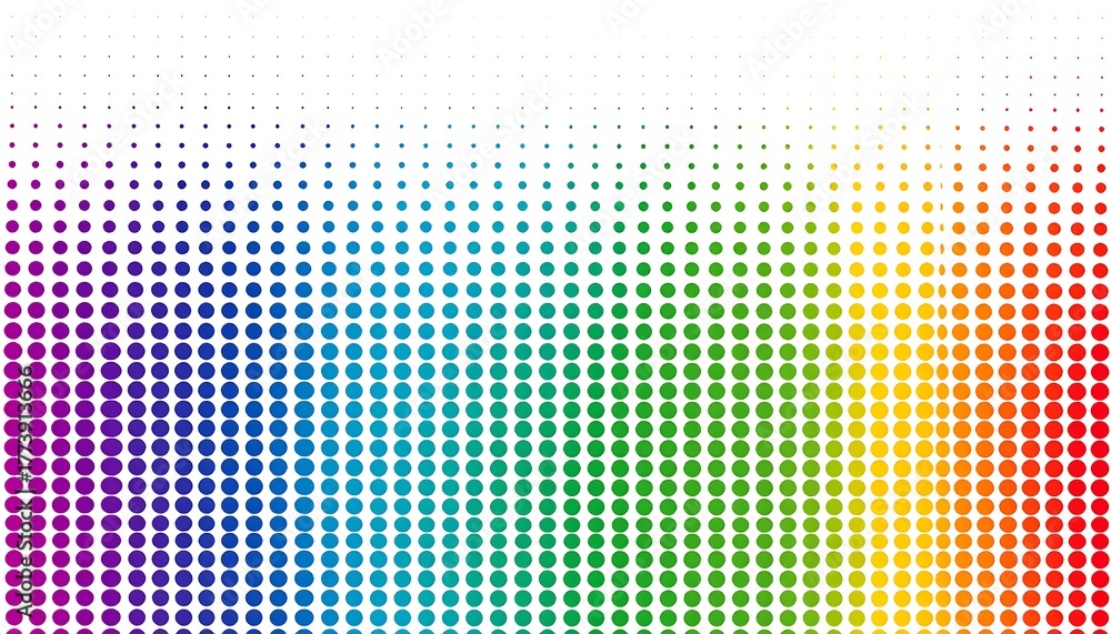 Naklejka premium Colorful Dotted Gradient Background Design.