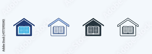 Home Study Multiple Style Icon Collection 