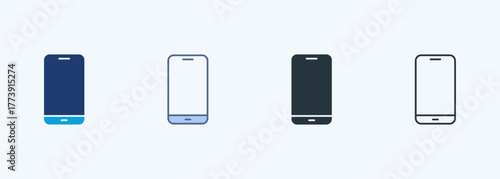 Smartphone Multiple Style Icon Collection 