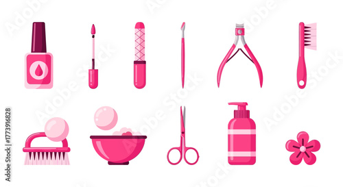 Manicure Set - Essential Tools for Nail Care and Beauty.