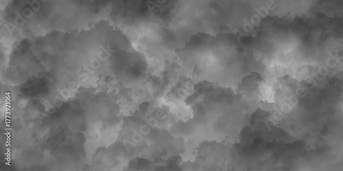 Dark Gray Cloud Texture Background. Black and White Cloud Texture. cloudscape of rain and storm clouds 3d illustration transparent background clip art. Pattern Backdrop Wallpaper .