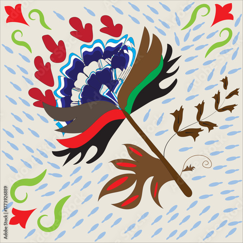 Pattern Design Clothes pattern, t-shirt design, illustration, fashion design, logo design, greeting card design, inscription 'Love You'. 
 Printing men's Omani clothes.