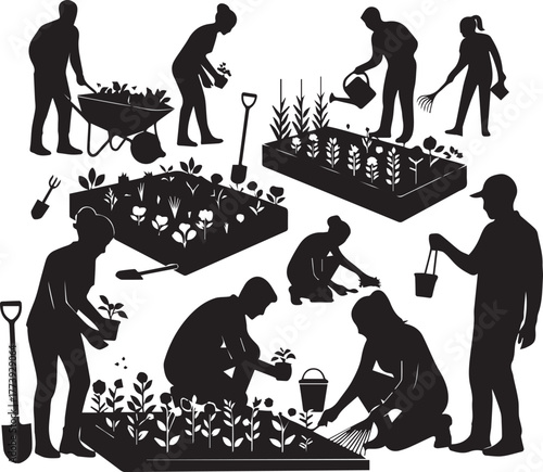 Diverse volunteers collaborating packing boxes supplies for charity international volunteer day celebration