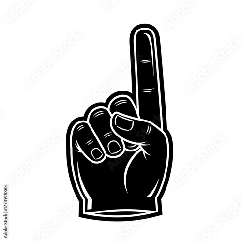 Foam finger for sport fan