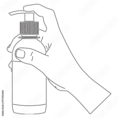 Hand Sanitizer Bottle