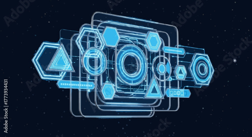 Futuristic glowing digital globe representing technology and communication for New Year 2009