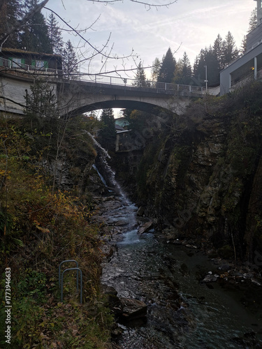 Wasserfall in Bad Gastein in Österreich