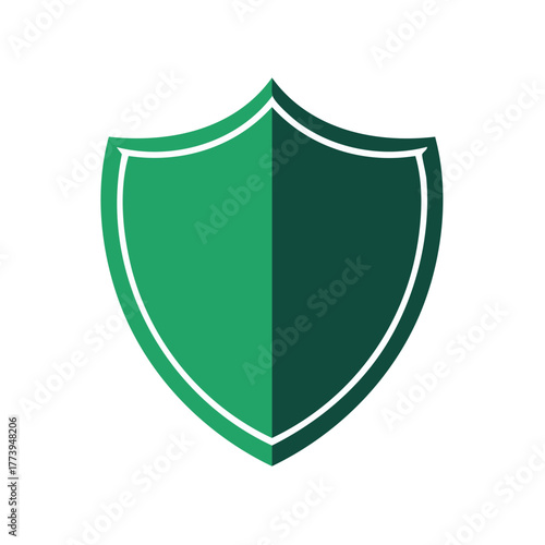 Two Tone Green Shield Emblem Design Isolated Vector Free Download Two Tone Green Shield Emblem Design Isolated Vector - GFXLoad