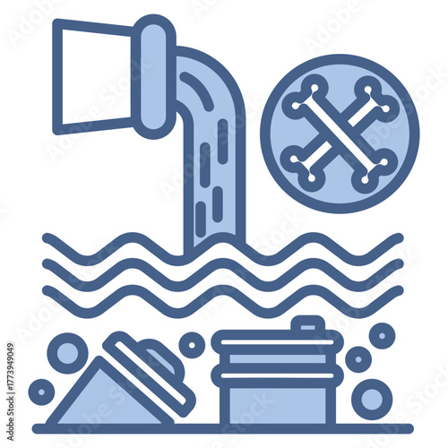 water pollution Icon