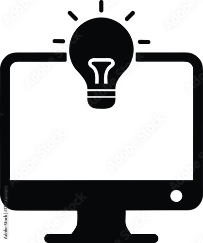 suggestion silhouette vector icon