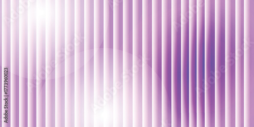 Abstract ribbed fractal glass texture effect with bright dreamy gradient of purple pink and futuristic elegant mysterious look. Vector illustration