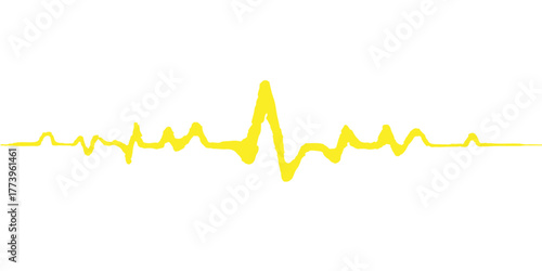 Cardiogram line graph showing financial market growth success concept with a heart beat design icon and an up arrow sign