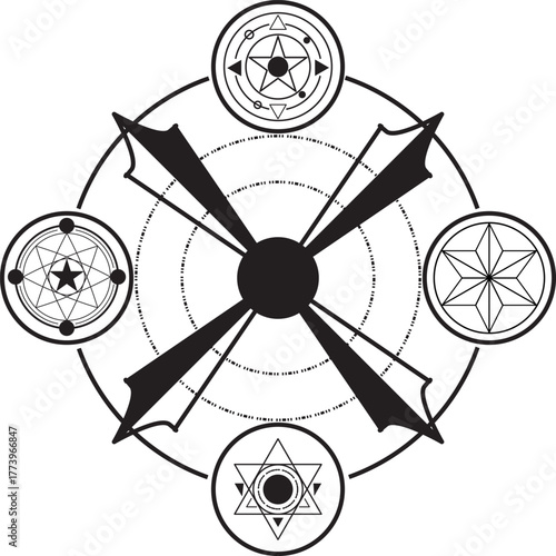 fantasy magic circle Create magic circles and cast spells.,Destiny of Stars and Adventure, Witches, wizards, and the magic realm.
