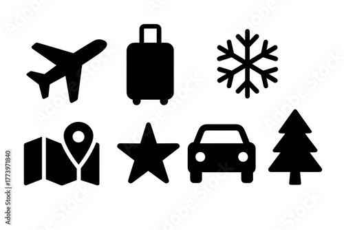 Black background with a single white dot illustration