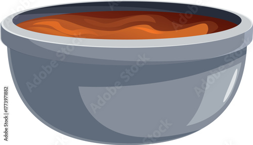 Steaming hot chocolate fills a bowl, offering a comforting and delicious treat