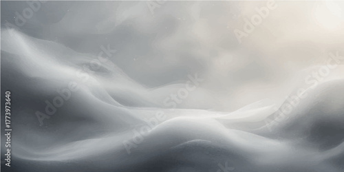 Smooth, flowing white silk texture with a soft black and white satin backdrop