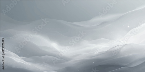 Abstract sky-blue light texture with wave pattern and atmospheric winter cold