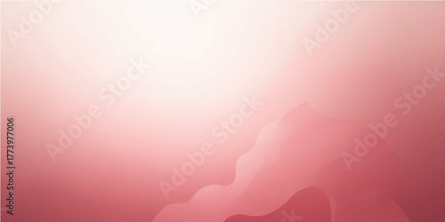 Abstract pink background with bright sun rays and a light blue sky design