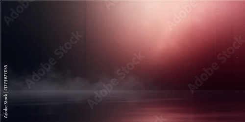 Blue sky and dark clouds texture behind a bright spotlight on stage