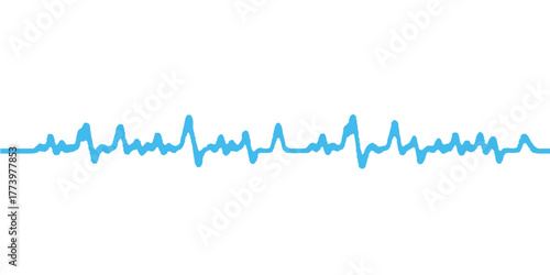Green EKG line wave on a monitor illustrating a heartbeat and forming a heart symbol for medical healthcare