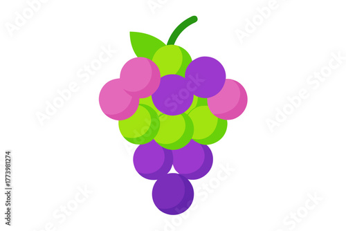 Bunch of grapes drawing