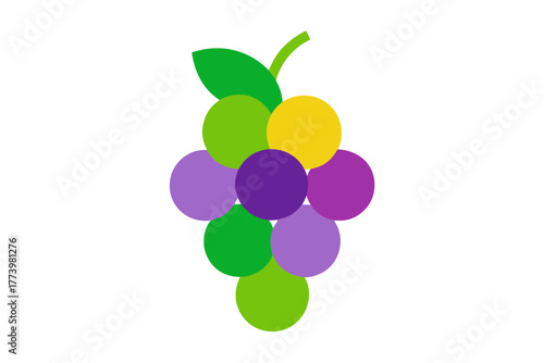 Grapes of different color