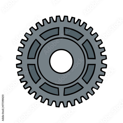 gears wheel icon vector