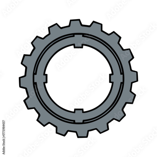 gears icon vector