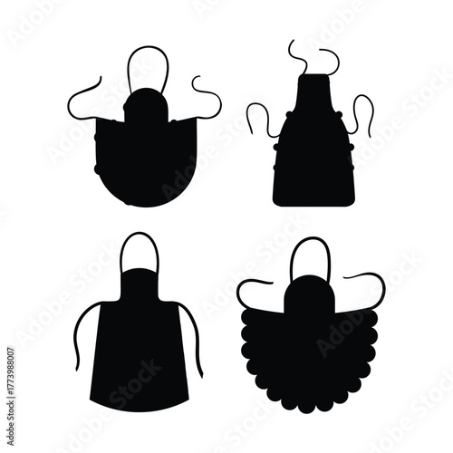 Apron Silhouette Illustration