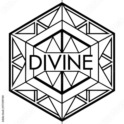Divine geometric hexagon