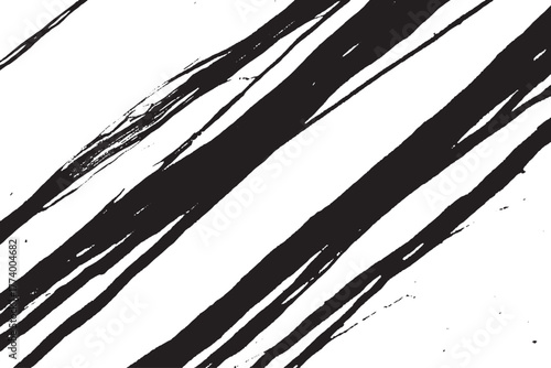 Diagonal Black and White Cracked Marble Texture