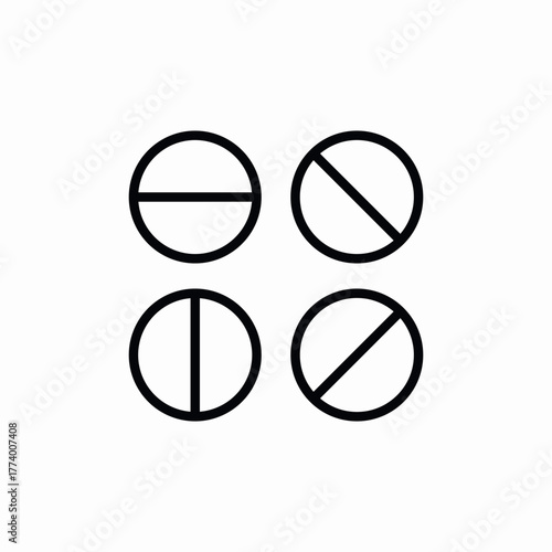 medicines pills icon sign vector