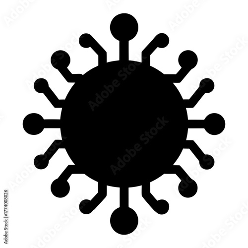 A close up of a black cat s face with bright green eyes looking directly forward