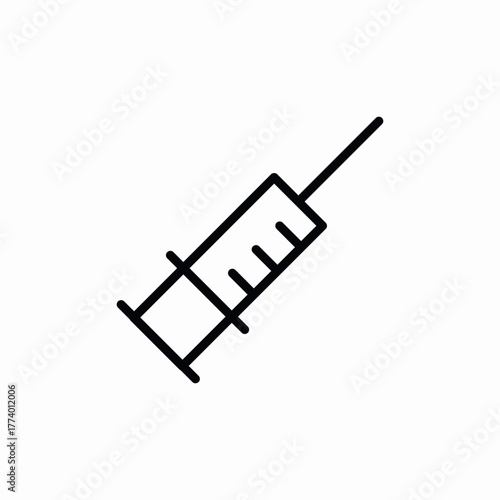 syringe injection (2) icon sign vector