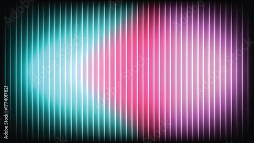 Futuristic transparency composition — minimal wave vector with glowing reflections and motion balance