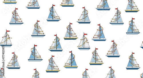 Vector25685 pattern seamless nautical