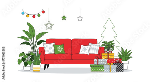 Vector25757 christmas holiday festive