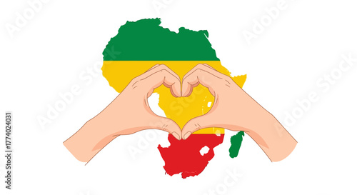 Vector25792 flat africa map