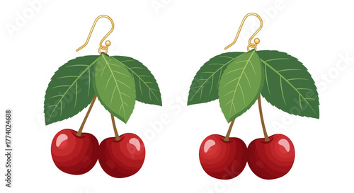 Vector25821 graphic 3d cherries