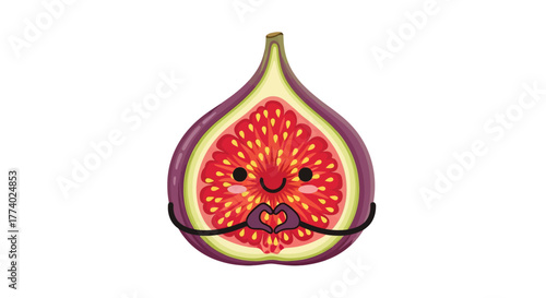 Vector25835 kawaii cute fig