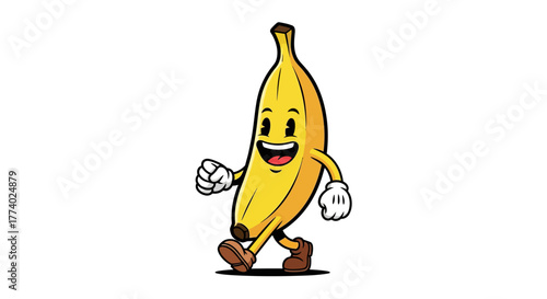 Vector25838 cartoon mascot banana